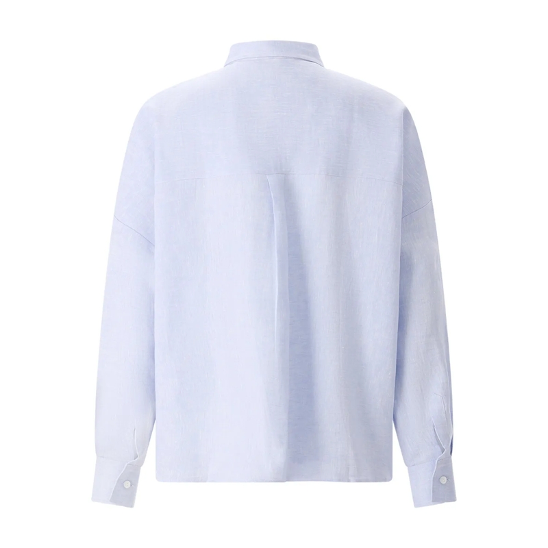 Blooming Bluse Hemdbluse Erice blau(Image 2)