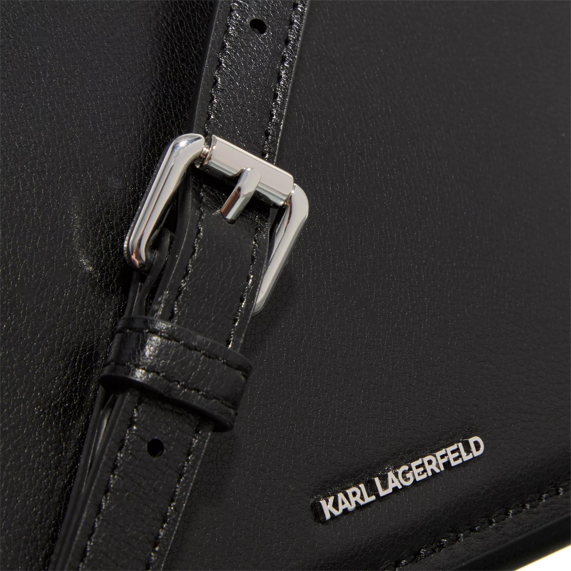 Karl Lagerfeld Crossbody bags K Ikonik 2.0 Leather Cmb Pin in zwart