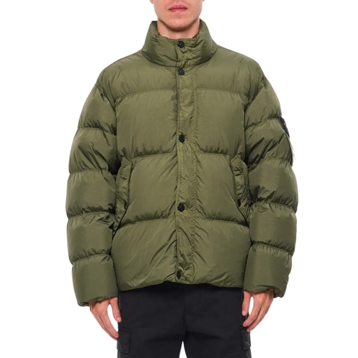 Stone Island Down Jacket Crinkle Reps R-Ny Green Piumini