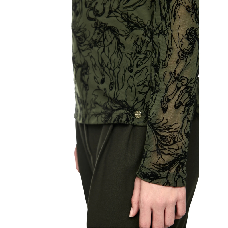 Marc Cain Longsleeve T-Shirt forest night new(Image 5)