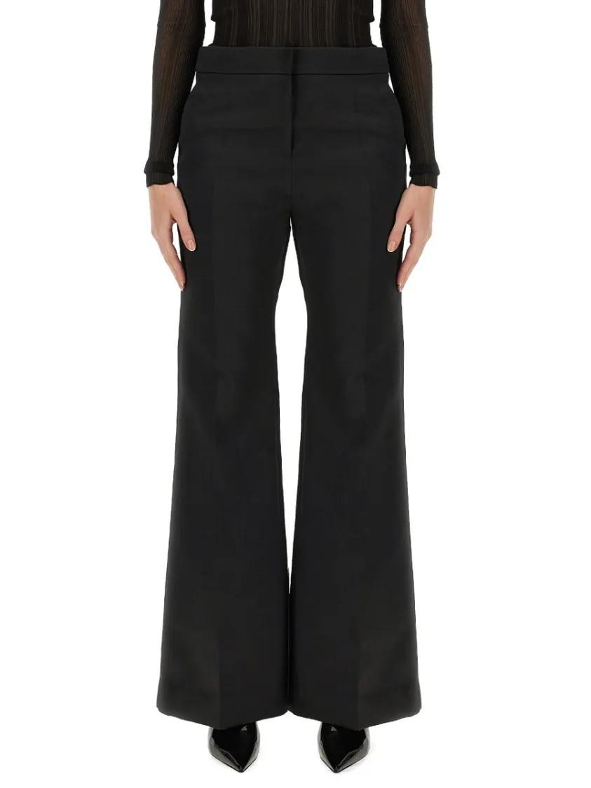 Thumbnail - Givenchy - High-Waisted Flare Fit Pants - Größe 36 - schwarz