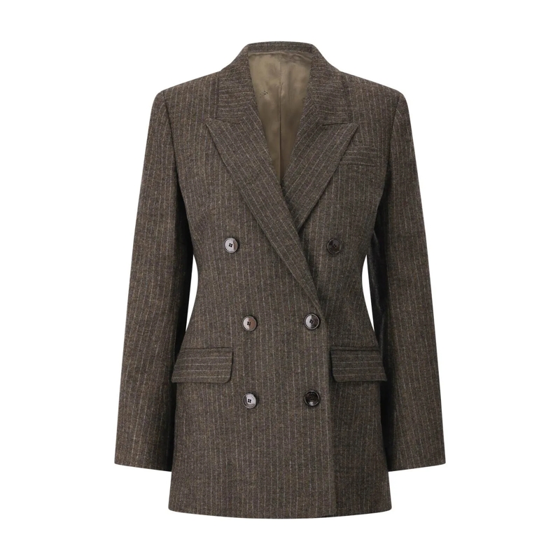 Isabel Marant Blazer Doppelreihiger Blazer Jevima Dunkelbraun