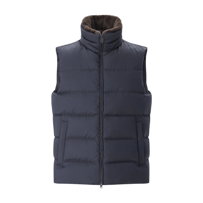 Herno Gilet Steppweste mit Daunen Navy