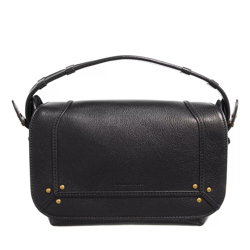 Jerome Dreyfuss Crossbody Bag Pepito S Noir Brass Buffallo