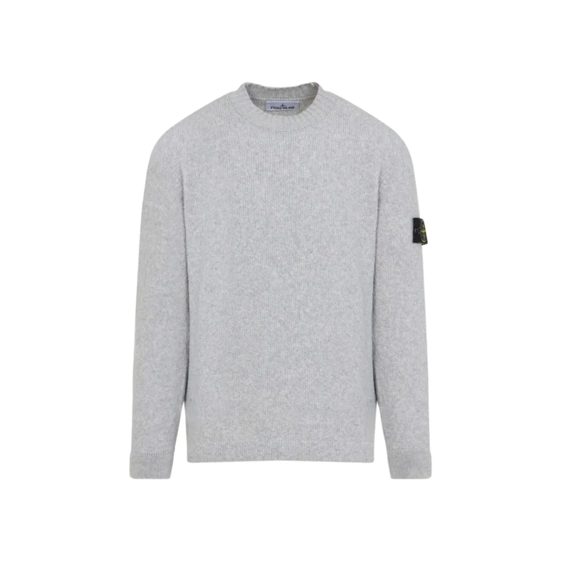 Stone Island Pull Heren Crew Neck Knitted Grijs grau