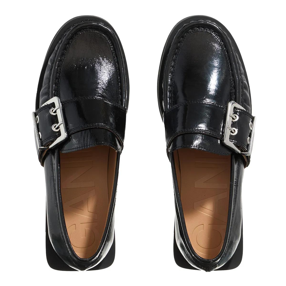 Thumbnail - GANNI Loafer - Feminine Buckle Loafer Naplack - Gr. 40 (EU) - in Schwarz - für Damen