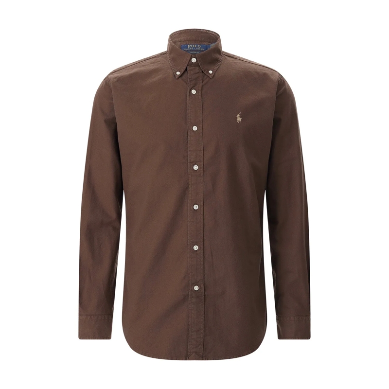Polo Ralph Lauren Hemd Slim-Fit Hemd aus Baumwolle grün(Image 6)
