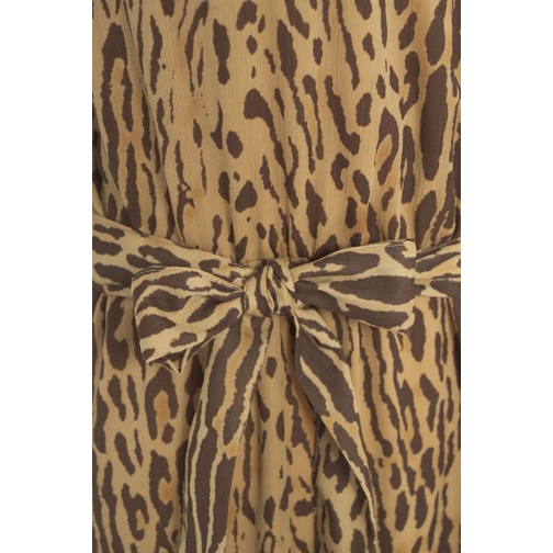 LIU JO Robes midi Maxi dress with animalier print braun (Image 4)