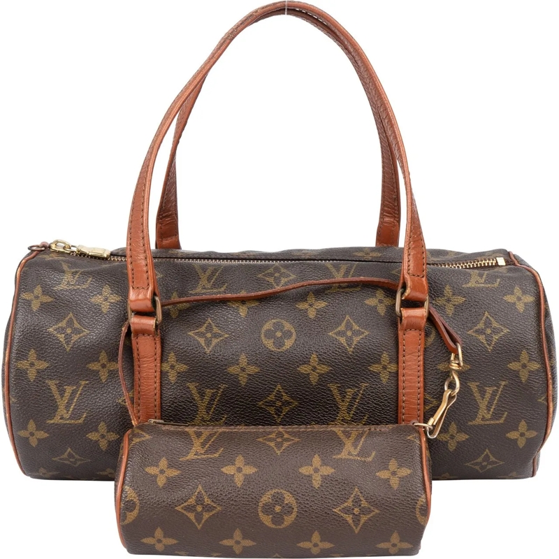 Louis Vuitton Tote Louis Vuitton Canvas Monogram Papillon Set Handbag braun