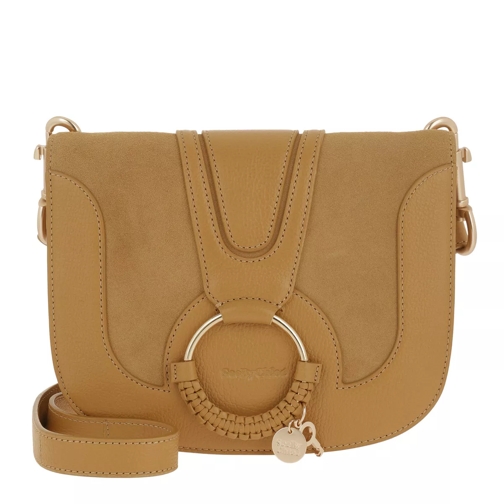 See By Chloé Hana Crossbody Suede Smooth Burnt Yellow Borsetta a tracolla