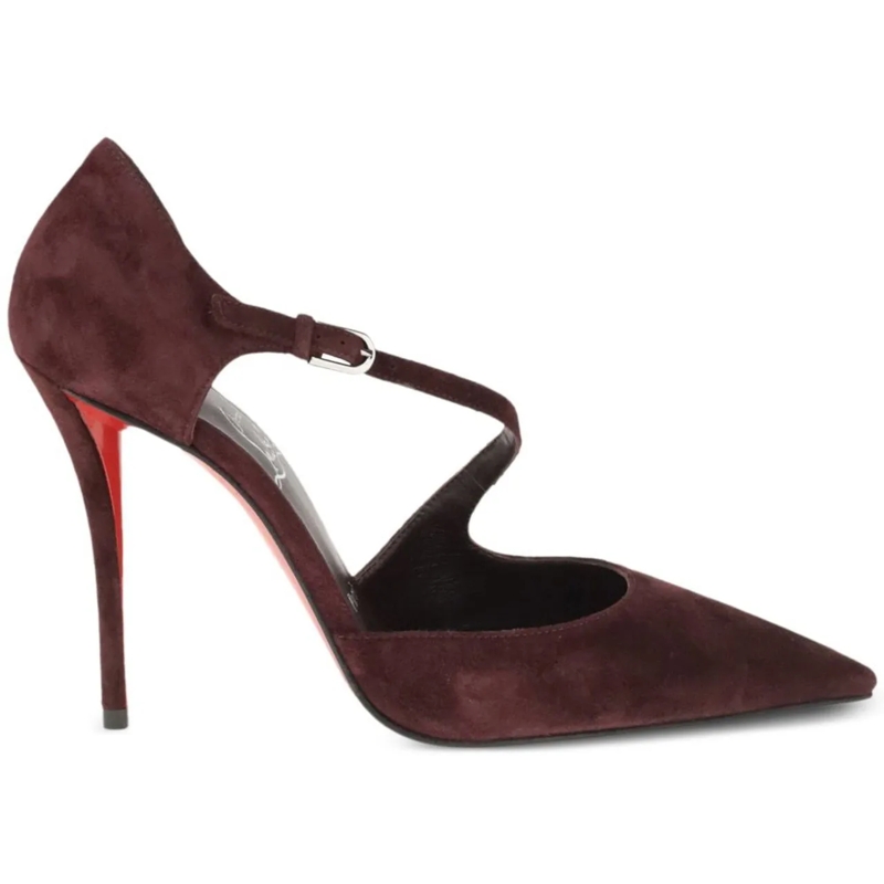 Christian Louboutin Pumps With Heel Bordeaux rot