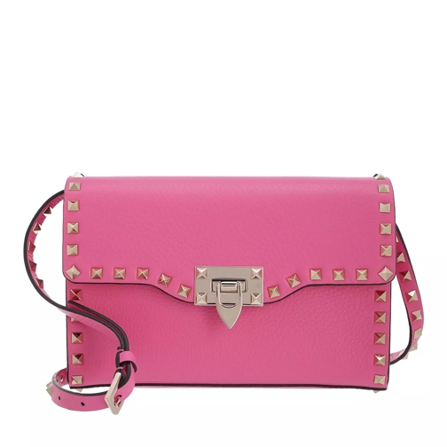 Valentino Garavani Rockstud Small Crossbody Bag Pink Enveloptas