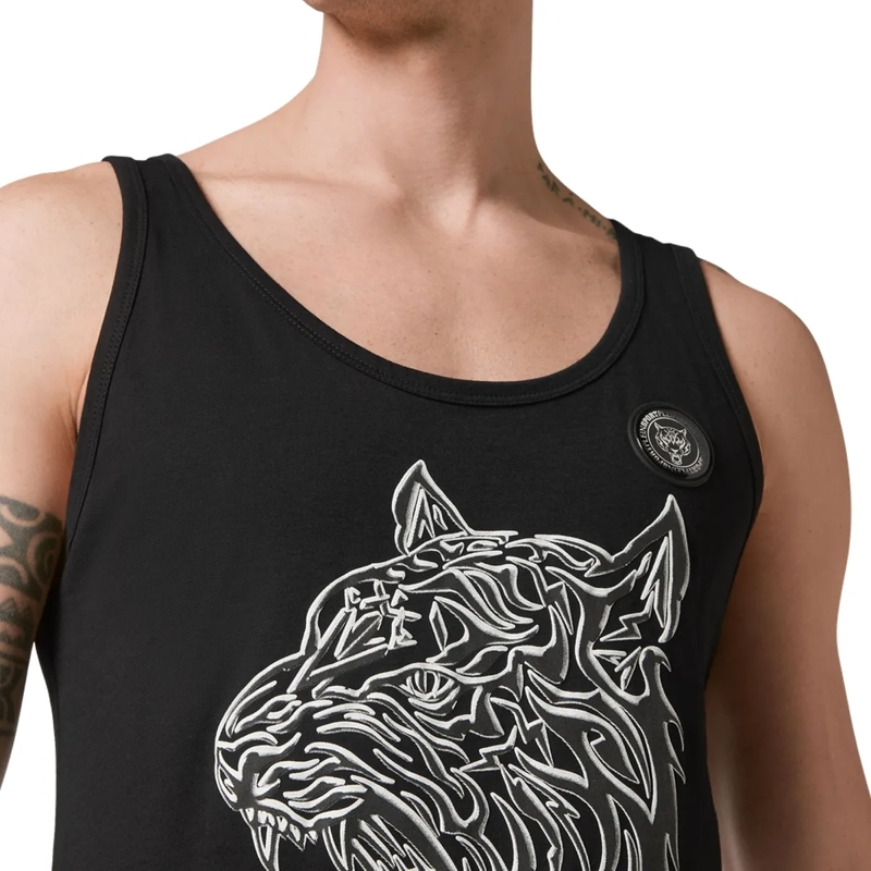 Plein Sport Top Tanktop Tiger schwarz(Image 6)