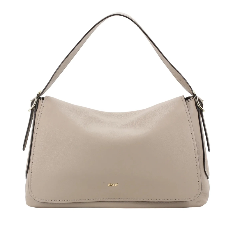 Abro Schultertasche Schultertasche CARINA beige
