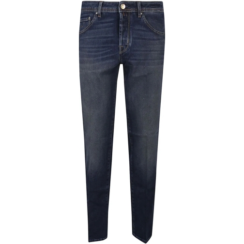 Jacob Cohen Pantalon décontracté 5 Pockets Jeans Slim Carrot Scott Blue blau