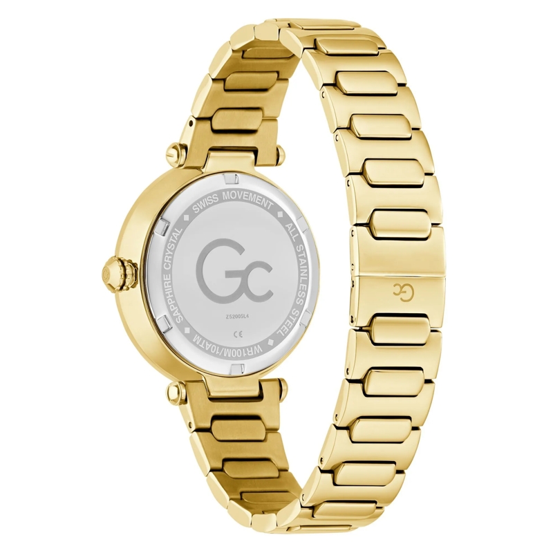 GC Quarzuhr Quarz-Analoguhr Gc Vogue Cable gelb(Image 3)