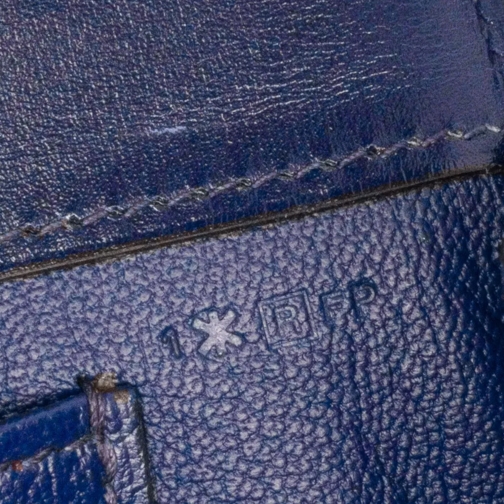 Hermès Pochette 2014 Tadelakt Medor Clutch 23 blau (Image 10)