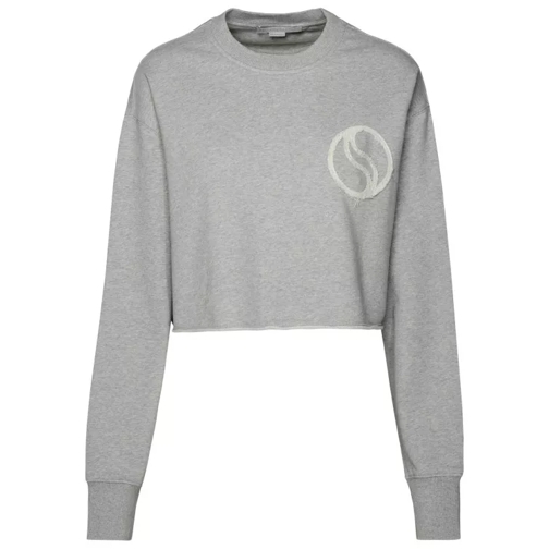 Stella McCartney Crop Sweatshirt Grey 