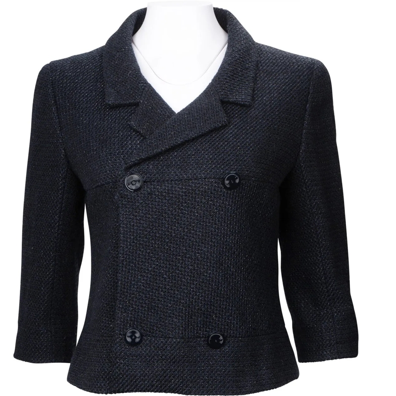 Chanel Übergangsjacke Chanel Glitter Tweed Costume Jacket (DE38 /FR40) mehrfarbig