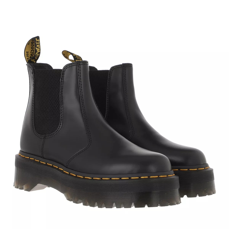 Dr. Martens Chelsea Boots 2976 Quad Black Polished Smooth