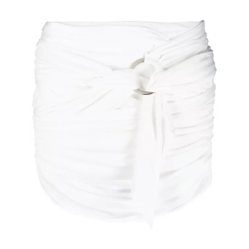 The Attico Fran White Mini Skirt White 