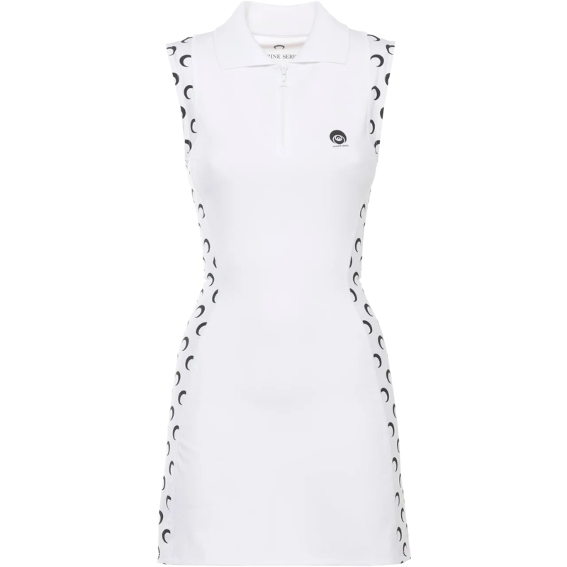 Marine Serre Mini-robe Dresses White weiß