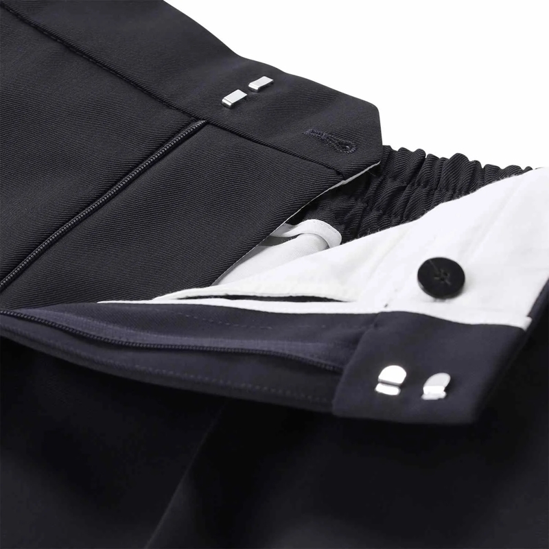 Victoria Beckham Bermuda Shorts aus Woll-Mix blau(Image 4)