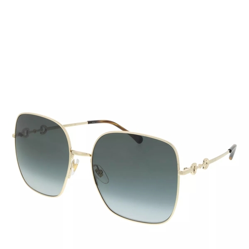 Gucci GG0879S-001 61 Sunglass WOMAN METAL GOLD Sonnenbrille