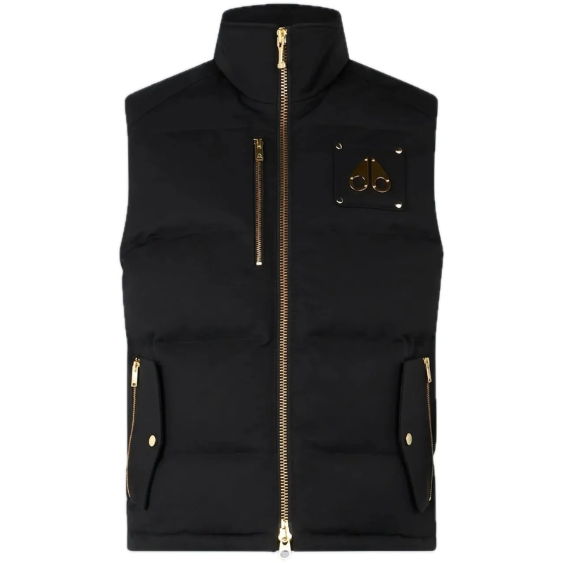 Moose Knuckles  Westmount Bodywarmer Gold Black schwarz