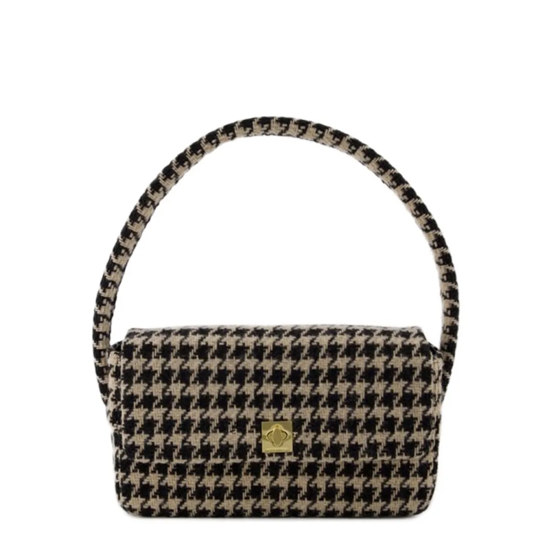 Anine Bing Crossbody Bag Nico Bag - Wool - Black Black (Image 2)