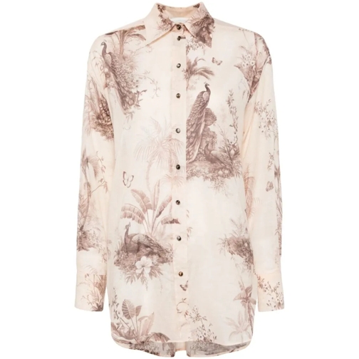 Zimmermann Chemises Waverly Cotton Shirt Neutrals