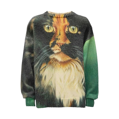 J.W.Anderson Chemises Pullover mit Print 540 Emerald