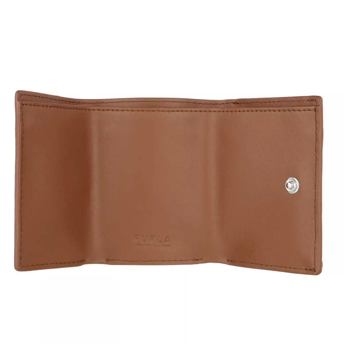 Furla Furla Moon Compact Wallet Trifold - Vitello Roma Cognac H