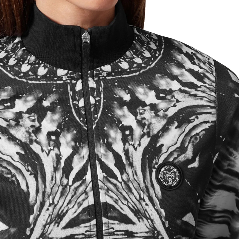 Plein Sport Jogginghose Jogginganzug Optical Flower schwarz(Image 5)