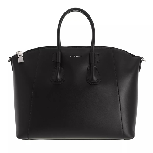 Givenchy Antigona Logo Shoulder Bag Black Sporta