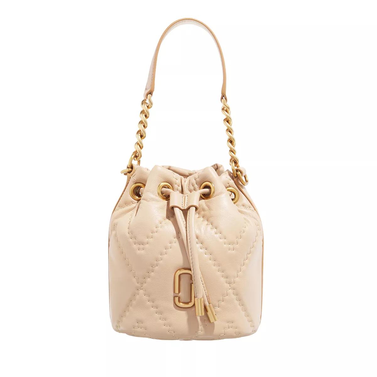 Marc Jacobs Crossbody Bags - The Bucket Quilted Leather - Gr. unisize - in Braun - für Damen