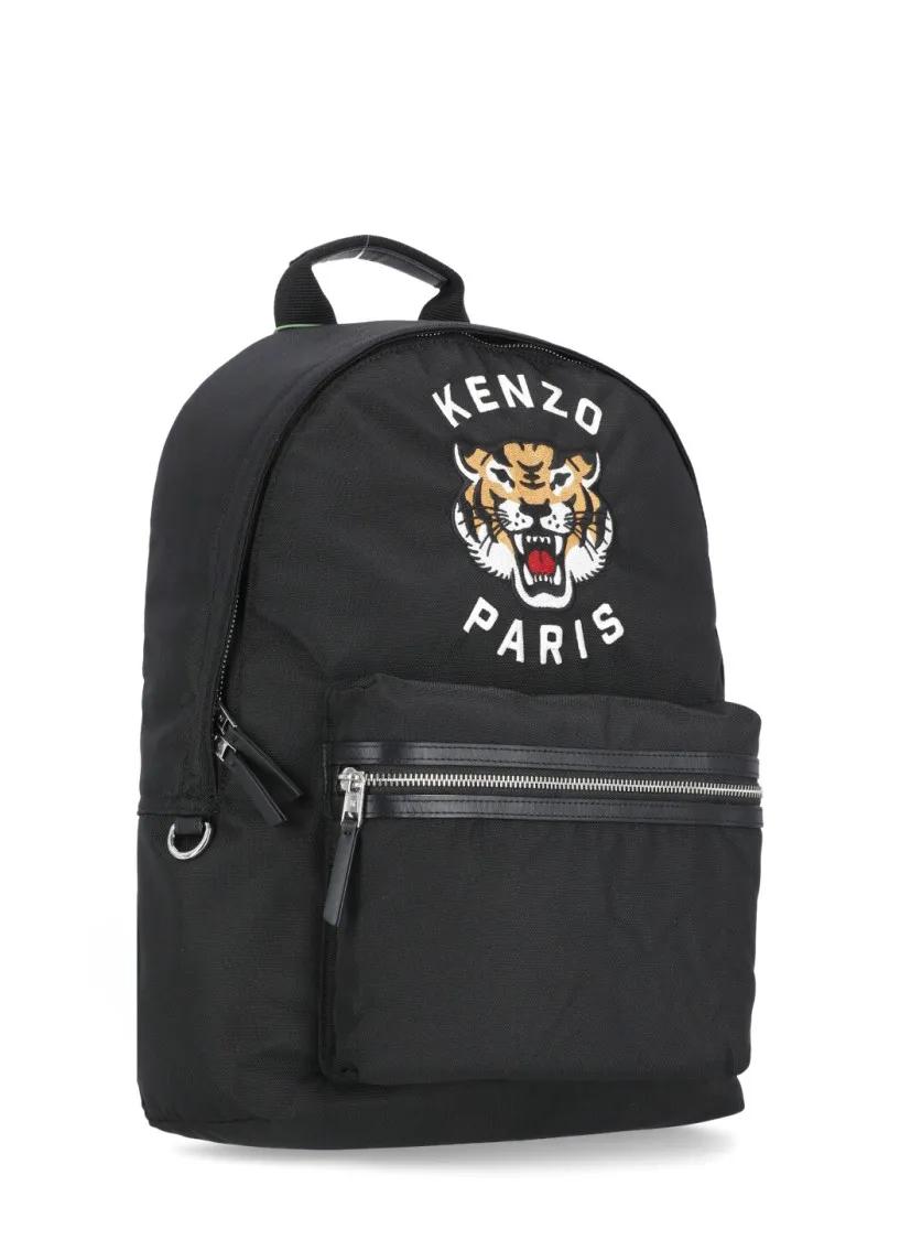 Kenzo Rugzakken Varsity Backpack in zwart