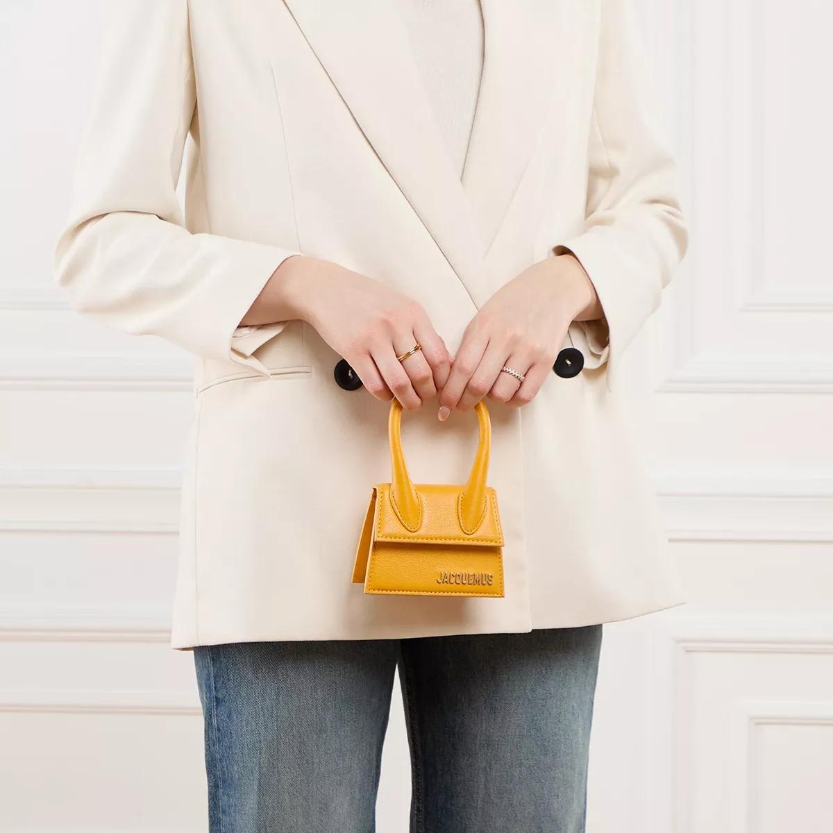 Jacquemus Satchels Top Handle Bag in oranje