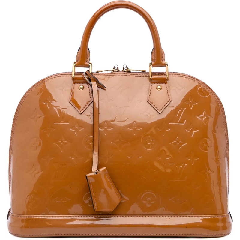 Louis Vuitton Fourre-tout Monogram Vernis Alma PM braun