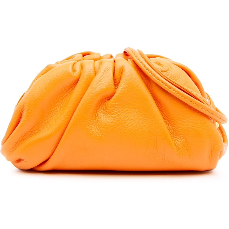 Bottega Veneta Schultertasche Butter Calfskin Coin Purse Crossbody orange