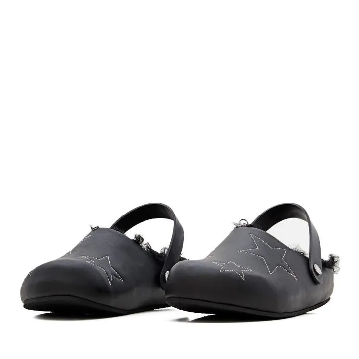 サンダル・ミュール Stella Mccartney Black Alter Mat Elyse Slippers Stella McCartney Elyse Alter Mat Slippers Black | Muil