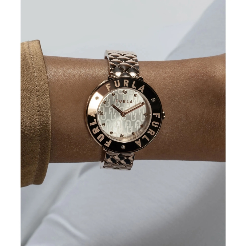 Furla Quarzuhr Quarz-Analoguhr Furla Essential rosa(Image 5)