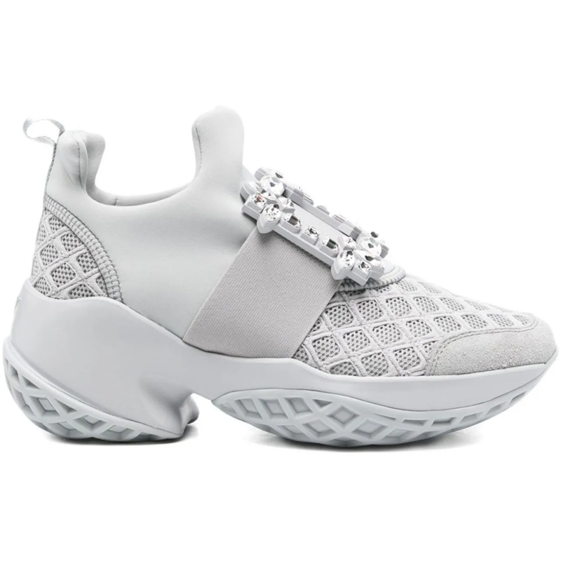 Roger Vivier Low-Top-Sneaker Sneakers Grey grau