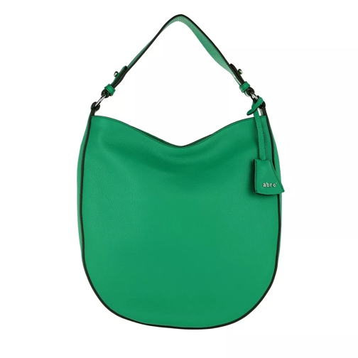 Abro Adria Leather Hobo Bag Green Hoboväska