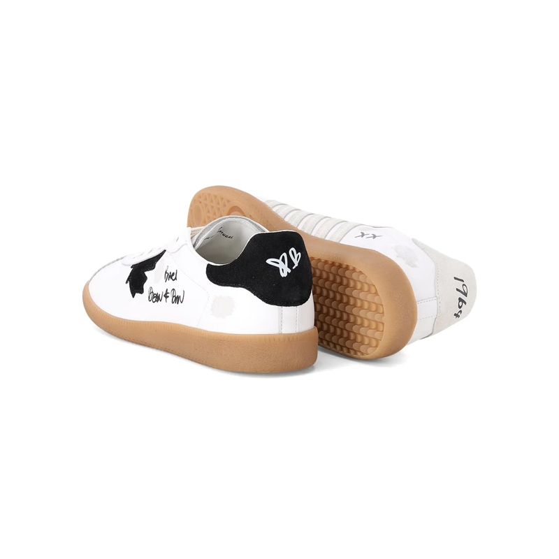 Dsquared2 Schnürschuhe Sneaker aus Leder weiß(Image 3)