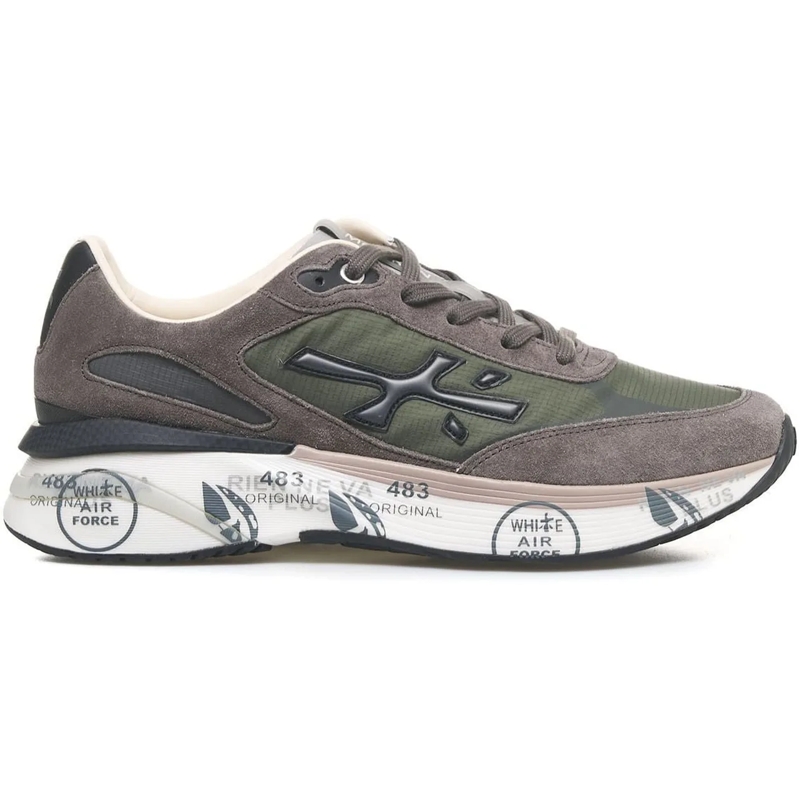 Premiata Low-Top-Sneaker Sneakers 'Moerun' grau