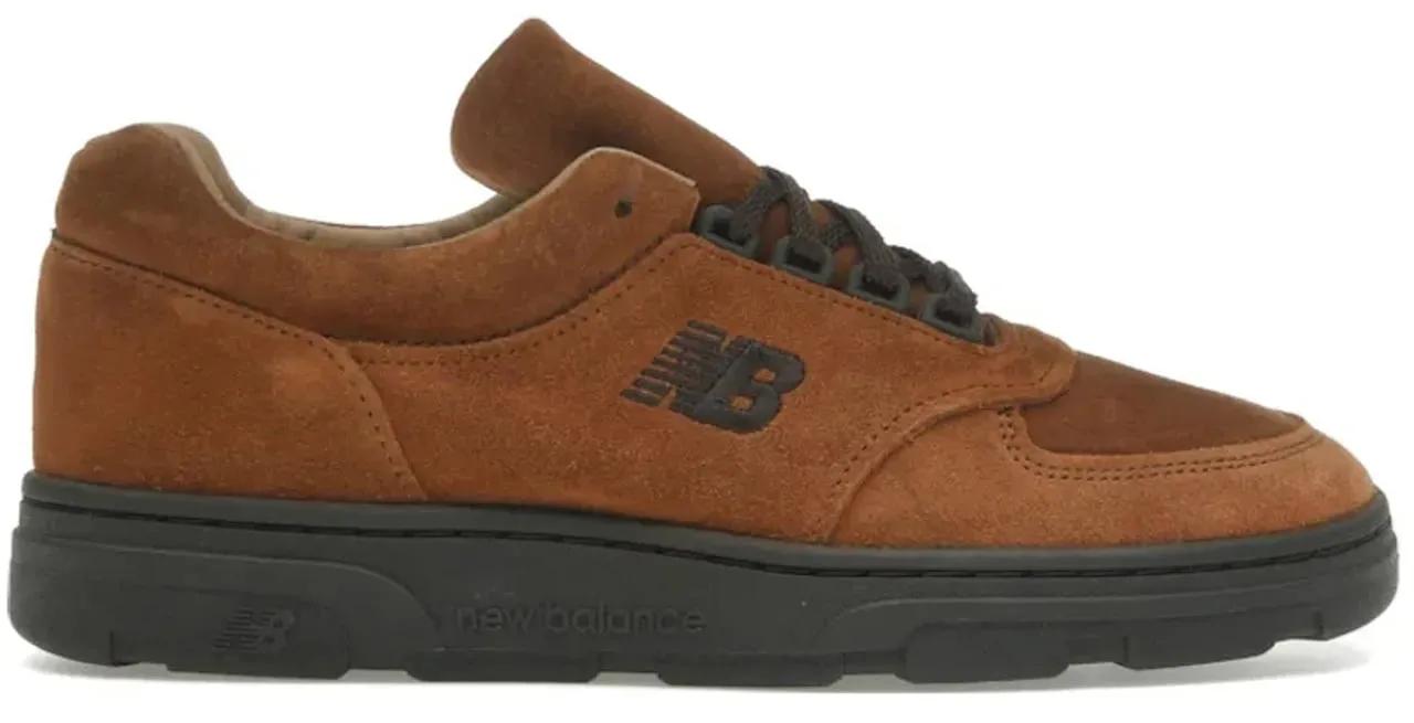 New Balance Low-Top Sneaker - New Balance Allerdale MiUK Brown Suede - Gr. 45_5 - in Schwarz - für Herren
