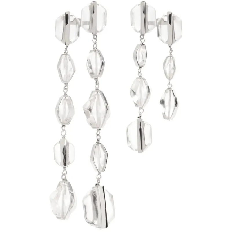 Jil Sander Creolen Gw13 Earrings 2 Silver silber