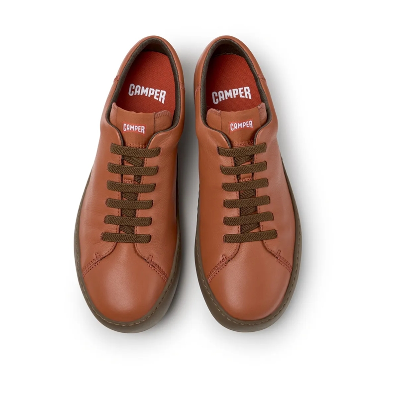 Camper Low-Top-Sneaker Peu Touring ist eine sportliche und zeitgenössisch mittel-rot(Image 5)