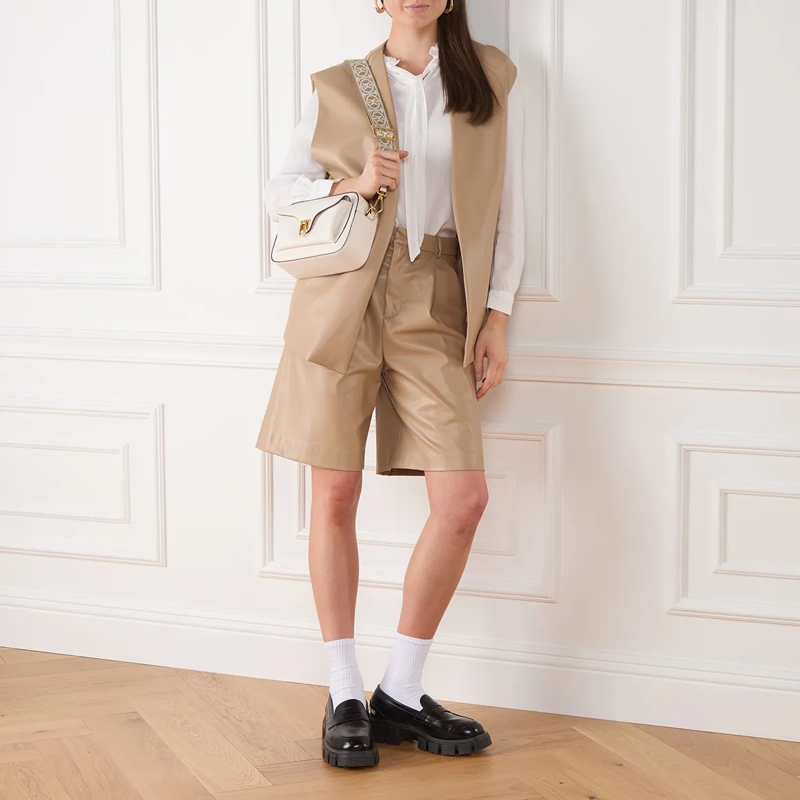 Coccinelle Crossbody Bag Coccinelle Beat Soft Ribb Blanco (Image 3)